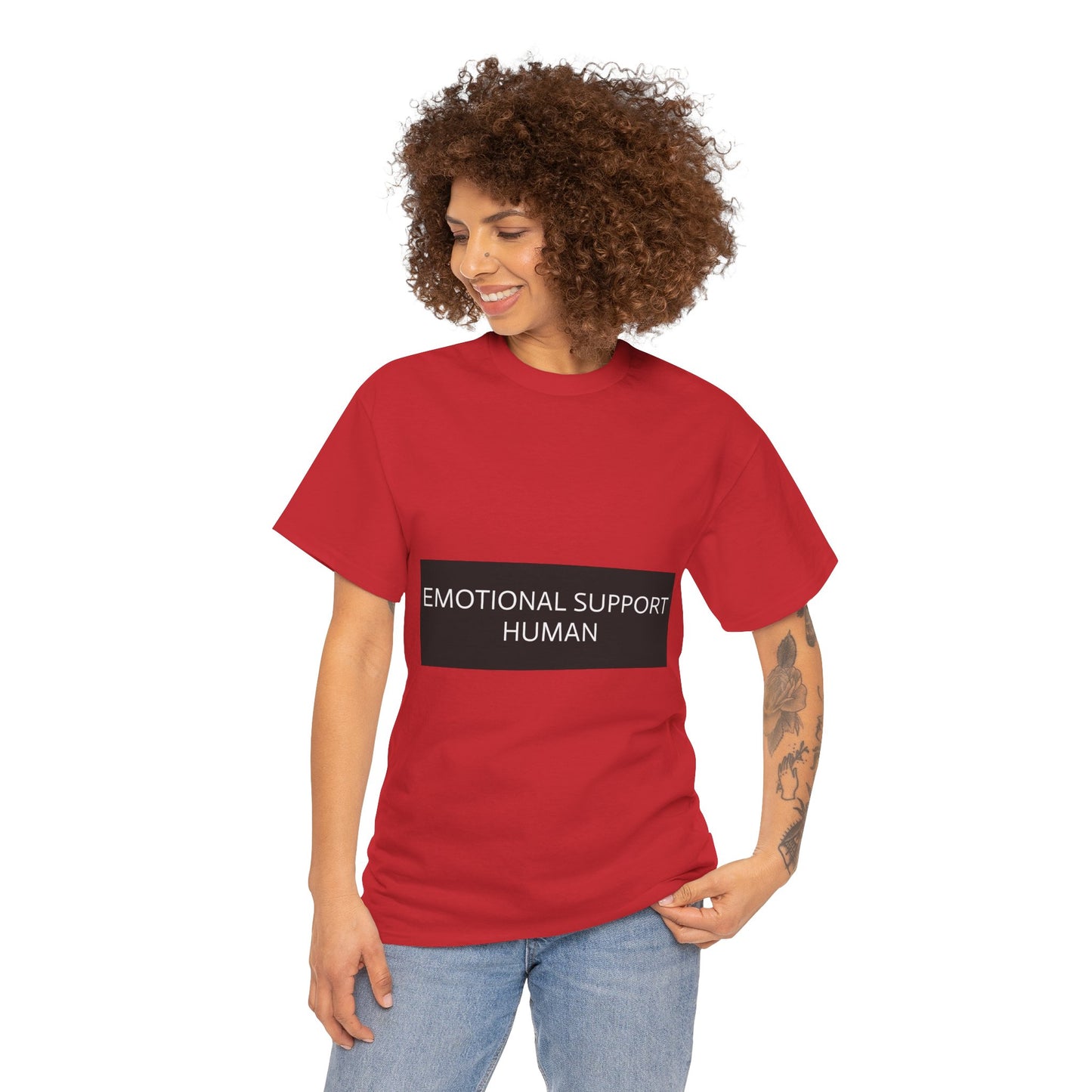 Emotional Support Human Tee — Front 'Emotional Support Human' / Back 'Do Not Pet' Graphic T-Shirt