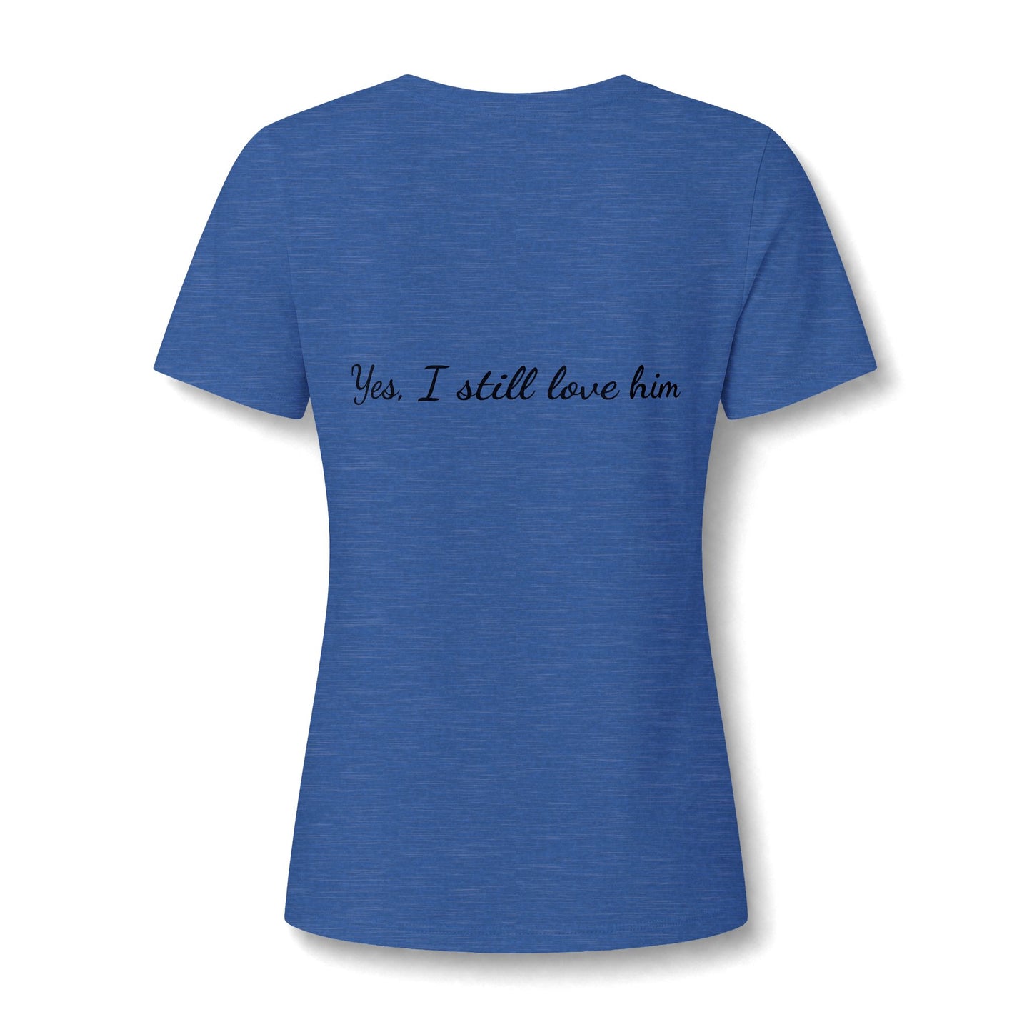 Women's Relaxed Heather CVC V-Neck Tee